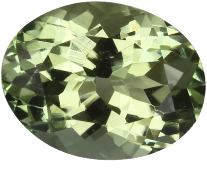 8.9x6.8mm Oval Light Green Tourmaline