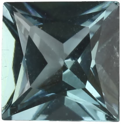 5.9mm Princess Cut Light Blue Tourmaline