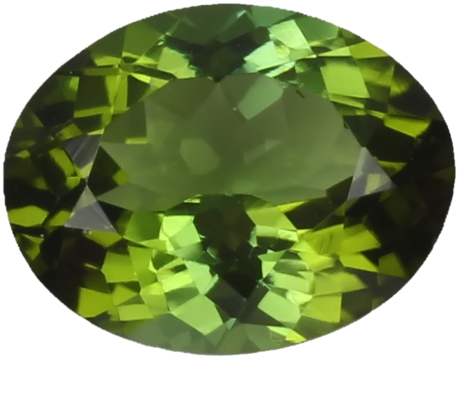 10x7.8mm Oval OG Color Tourmaline
