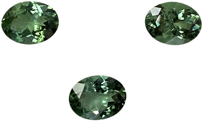 9x7mm Oval Medium Blue-Green Tourmaline