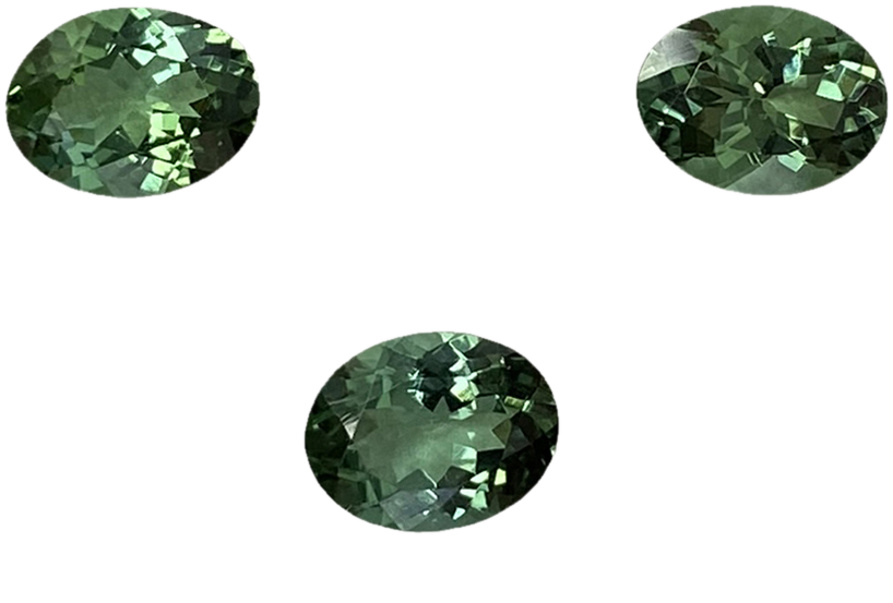 9x7mm Oval Medium Blue-Green Tourmaline