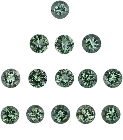 4.5mm Round Mint Green Tourmaline