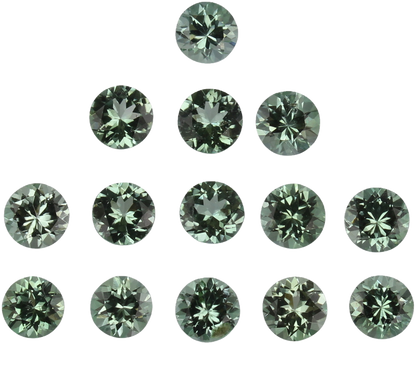 4.5mm Round Mint Green Tourmaline
