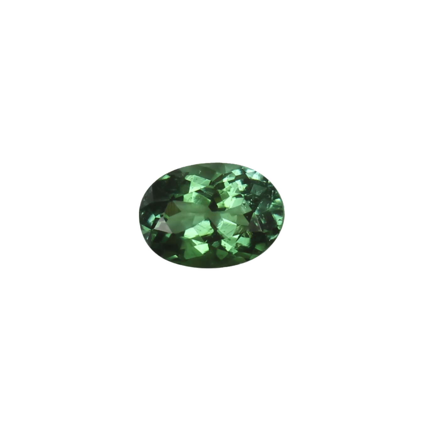 7x5.1mm Oval Medium Blue-Green Tourmaline