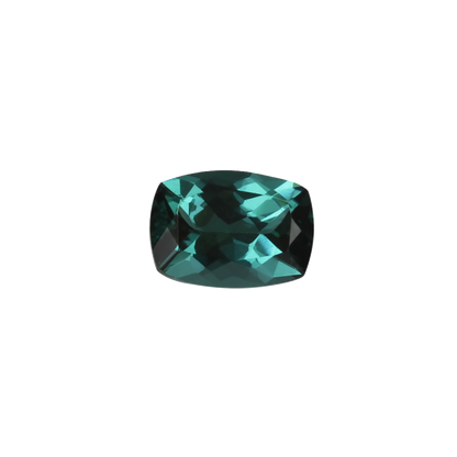 7.1x5.2mm Cushion Medium Blue-Green Tourmaline