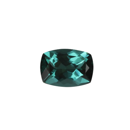 7.1x5.2mm Cushion Medium Blue-Green Tourmaline