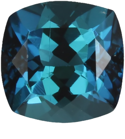 6.5mm Cushion Medium Blue Tourmaline
