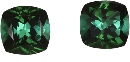 5.5mm Cushion Medium Blue-Green Tourmaline Pair