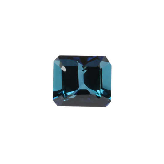 1.47ct Emerald Cut Deep Blue Tourmaline