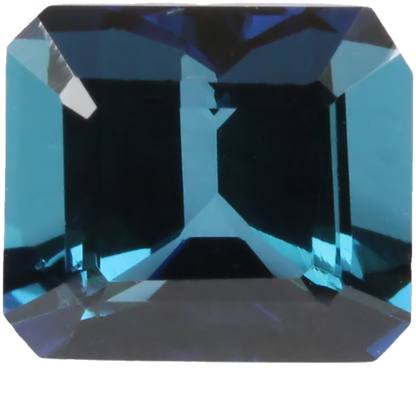 1.47ct Emerald Cut Deep Blue Tourmaline