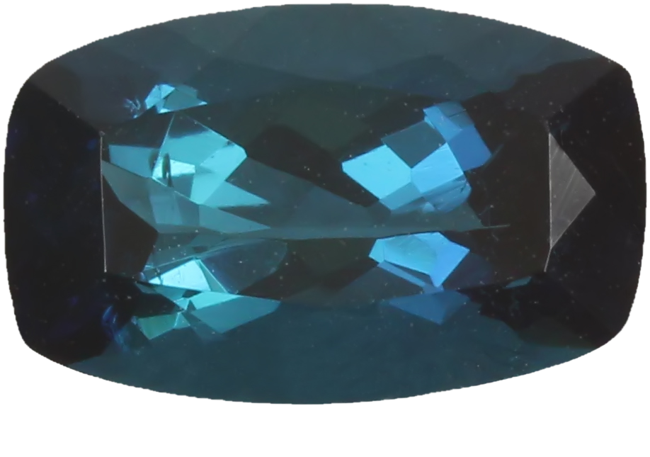 Cushion Deep Blue Tourmaline