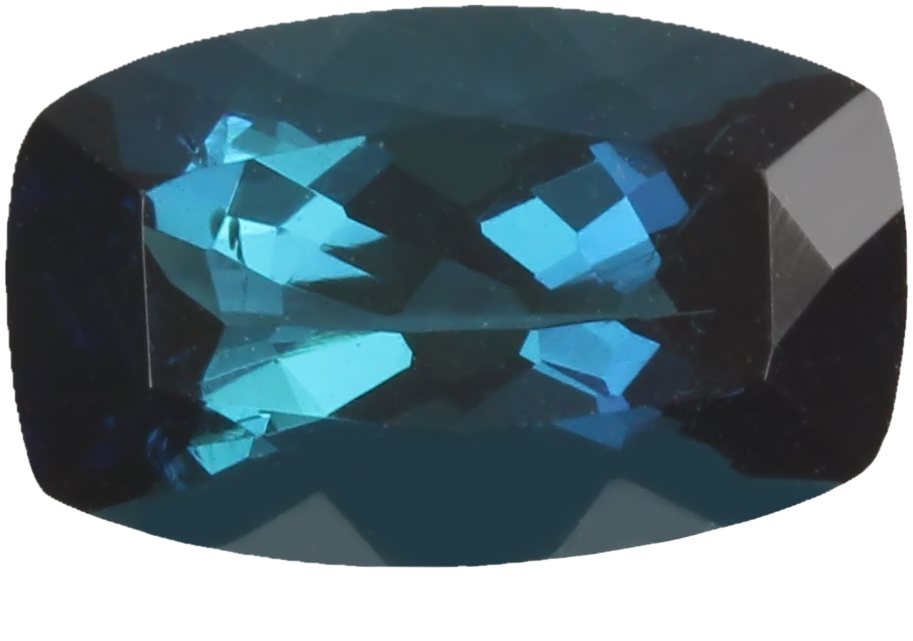Cushion Deep Blue Tourmaline