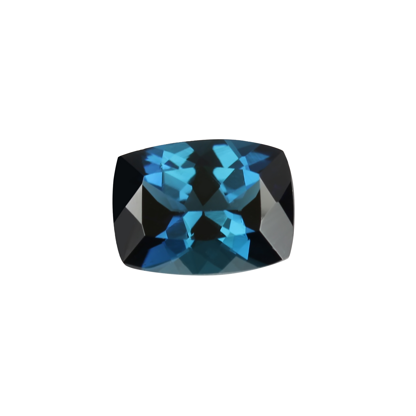 2.04ct Cushion Deep Blue Tourmaline