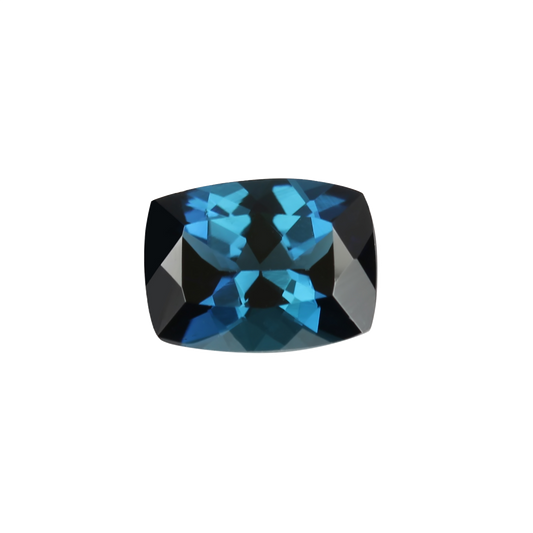 2.04ct Cushion Deep Blue Tourmaline
