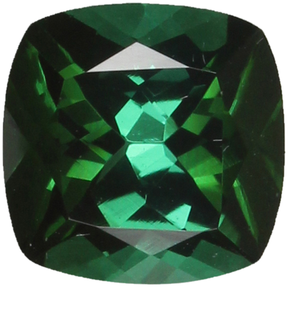 7mm Cushion Medium Blue-Green Tourmaline