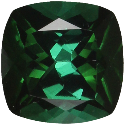 7mm Cushion Medium Blue-Green Tourmaline