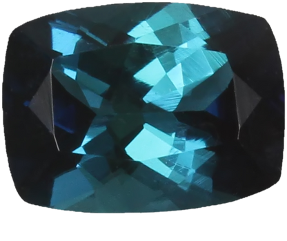 8.1x6mm Cushion Deep Blue Tourmaline