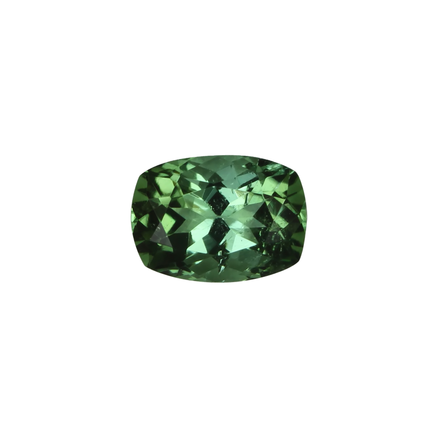 6.9x5mm Cushion Mint Green Tourmaline