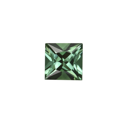 5.5mm Princess Cut Mint Green Tourmaline