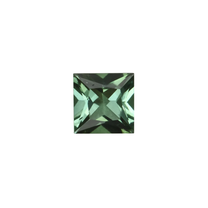 5mm Princess Cut Mint Green Tourmaline