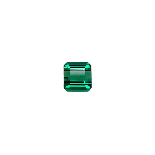 4.69ct Emerald Cut Medium Blue-Green Tourmaline