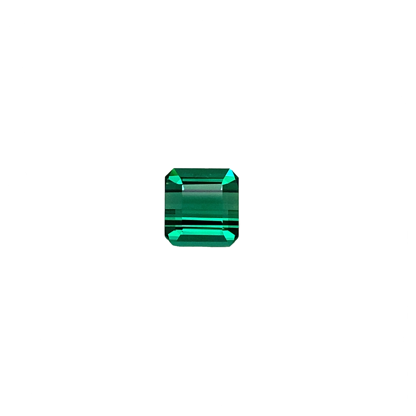 4.69ct Emerald Cut Medium Blue-Green Tourmaline