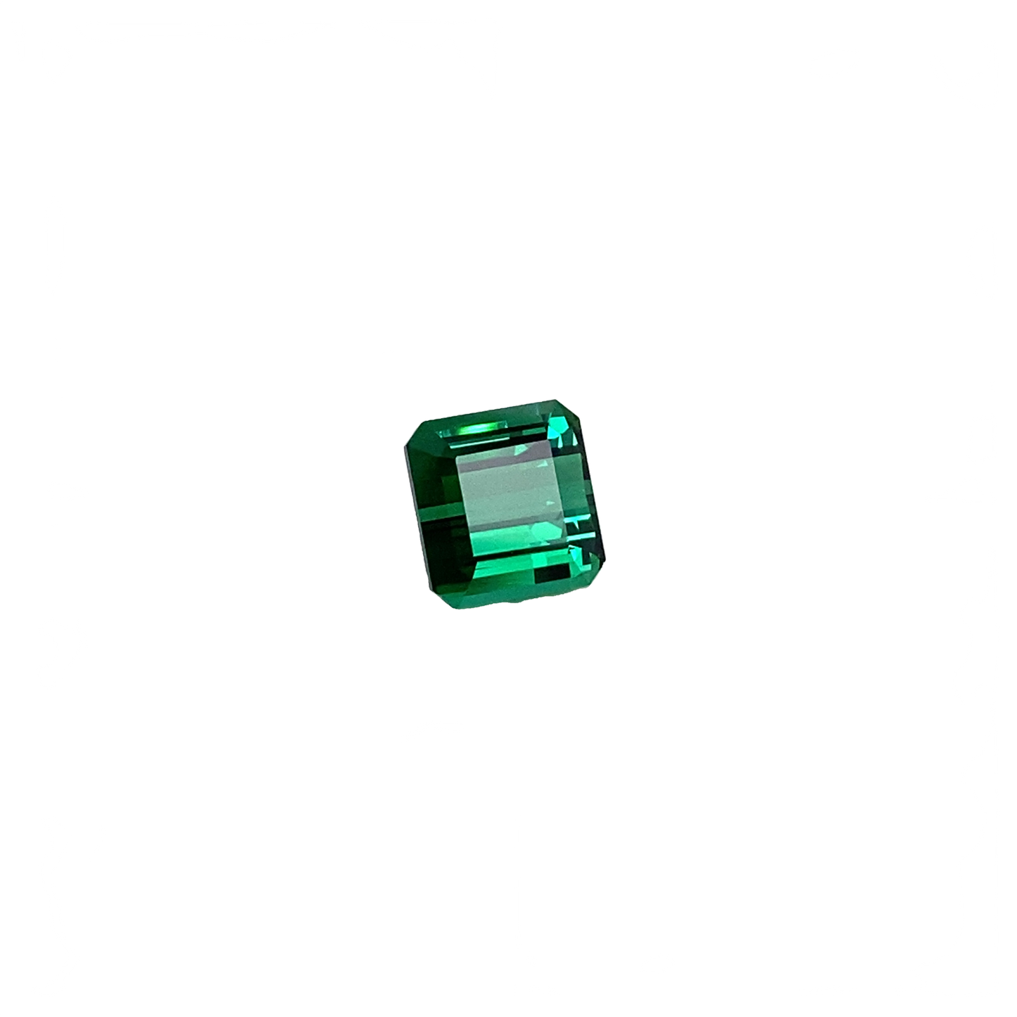 4.69ct Emerald Cut Medium Blue-Green Tourmaline