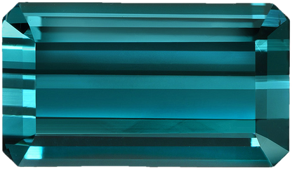 Emerald Cut Blue Tourmaline