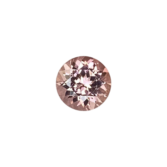6.8mm Round Medium Pink Tourmaline