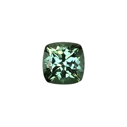 6.5mm Cushion Light Blue Green Tourmaline