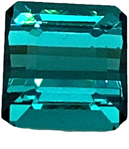 8x7.9mm Medium Blue-Green Tourmaline