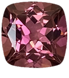 7.1mm Cushion Light Pink Tourmaline