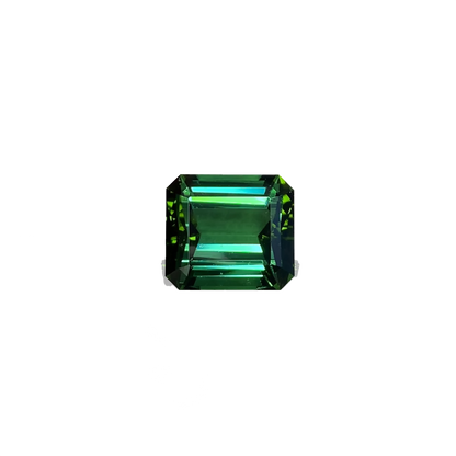Emerald Cut Blue-Green Tourmaline