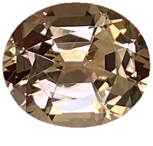 6.67ct Oval Light Pink Tourmaline