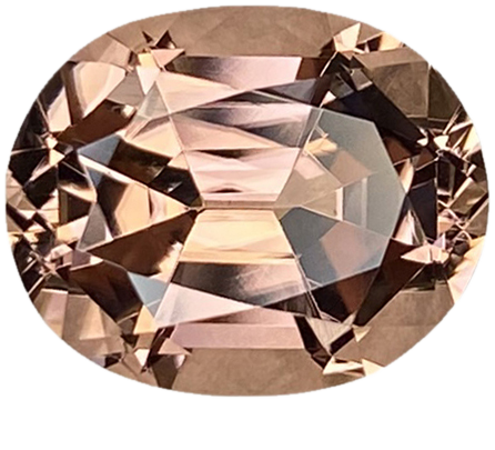 5.11ct Oval Light Pink Tourmaline