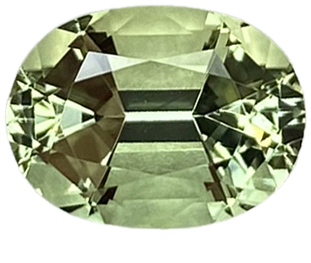 2.24ct Oval Light Green Tourmaline