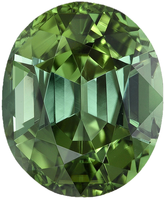 5.49ct Oval Mint Green Tourmaline