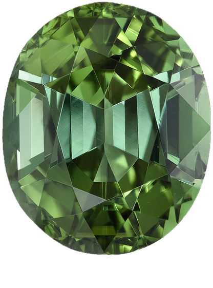 5.49ct Oval Mint Green Tourmaline