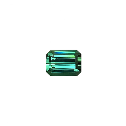 4.61ct Emerald Cut Medium Blue-Green Tourmaline