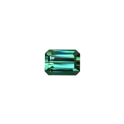 4.61ct Emerald Cut Medium Blue-Green Tourmaline