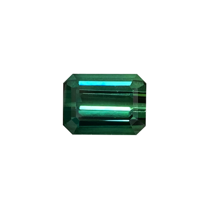 4.61ct Emerald Cut Medium Blue-Green Tourmaline