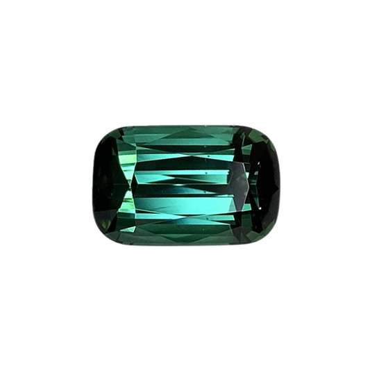 4.04ct Cushion Medium Blue-Green Tourmaline