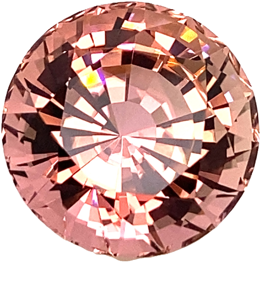 17.2mm Round Medium Pink Tourmaline