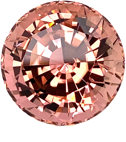 17.2mm Round Medium Pink Tourmaline
