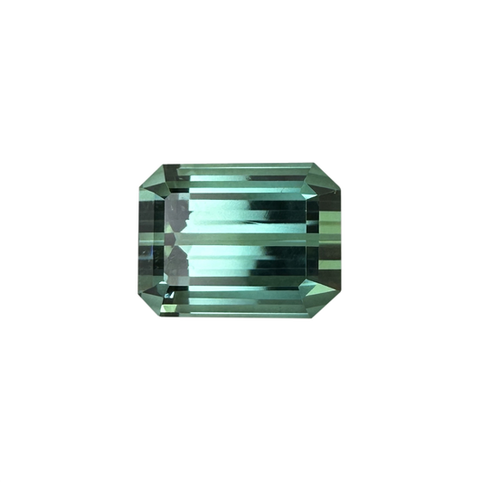 16.94ct Emerald Cut Lagoon Blue Tourmaline