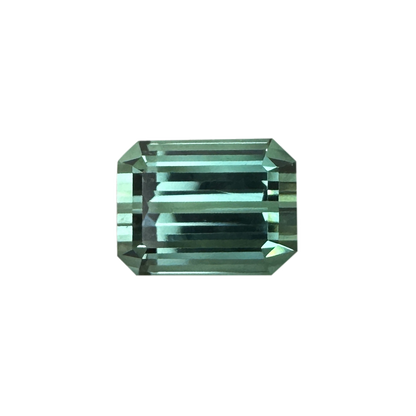 16.94ct Emerald Cut Lagoon Blue Tourmaline