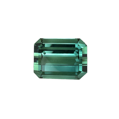 16.94ct Emerald Cut Lagoon Blue Tourmaline