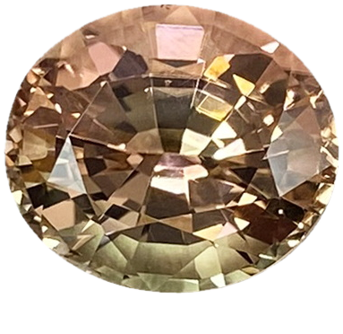 9.34ct Oval Bi-Color Tourmaline