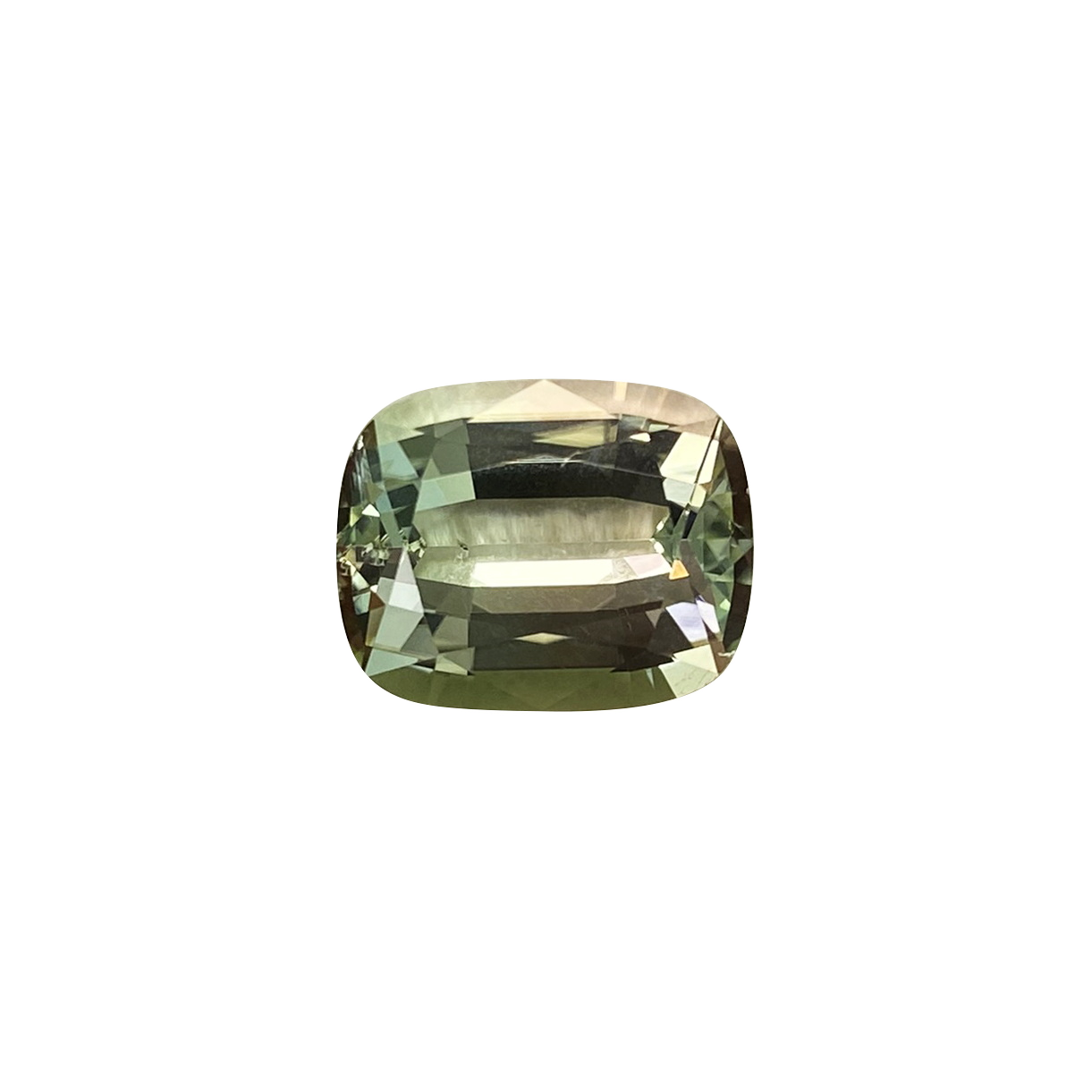 5.43ct Cushion Bi-Color Tourmaline