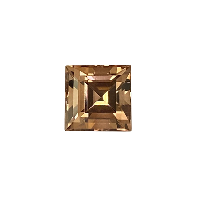 9.8mm Square Cognac Tourmaline